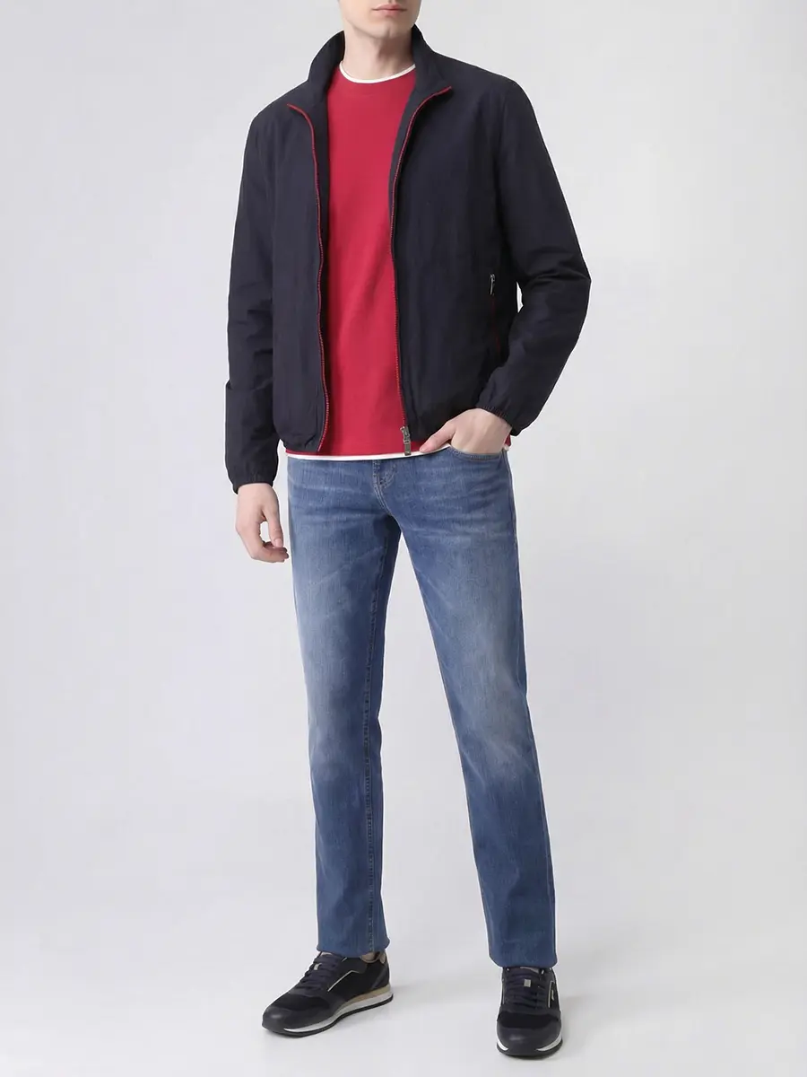 Ветровка однотонная