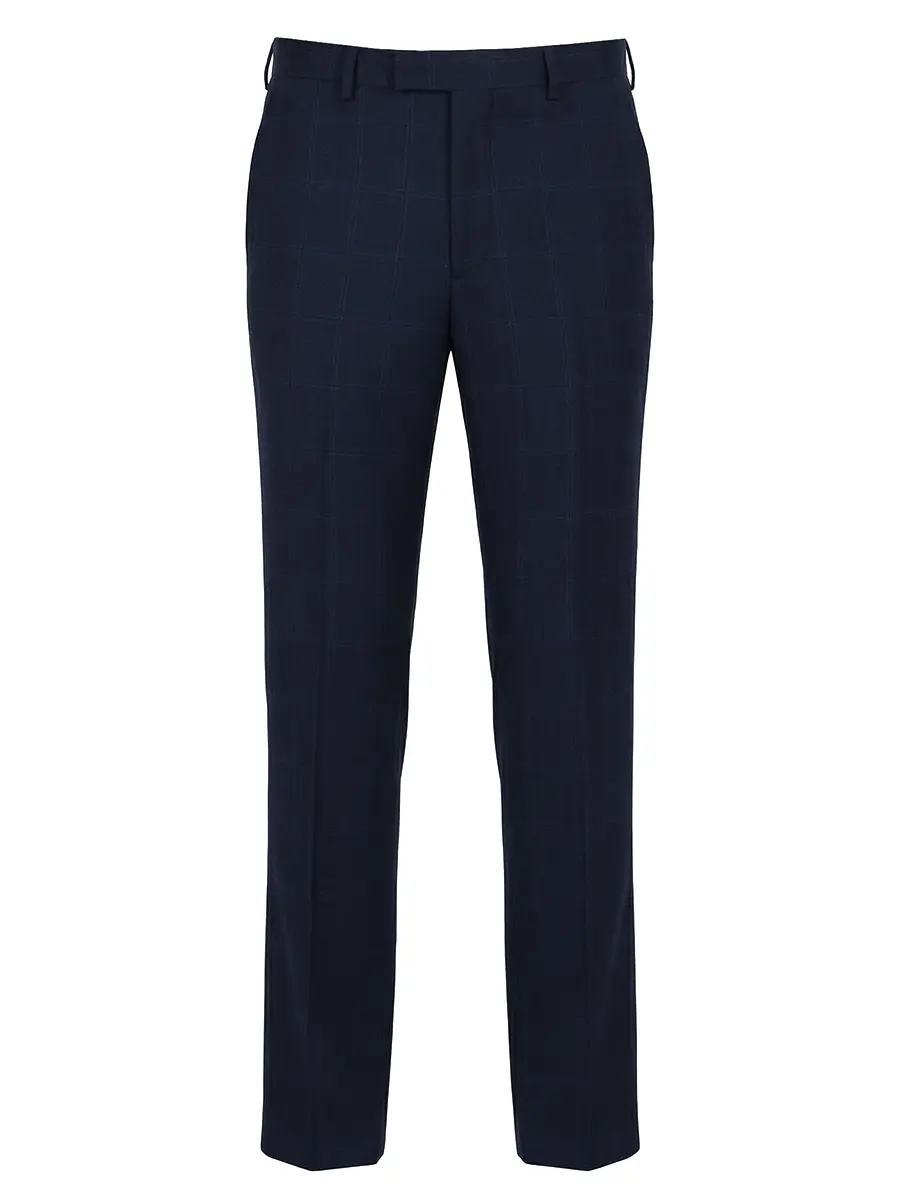 Брюки шерстяные в клетку