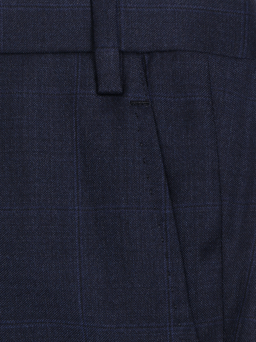 Брюки шерстяные в клетку