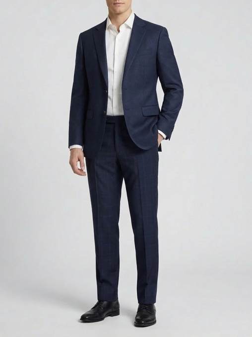 Брюки шерстяные в клетку KITON