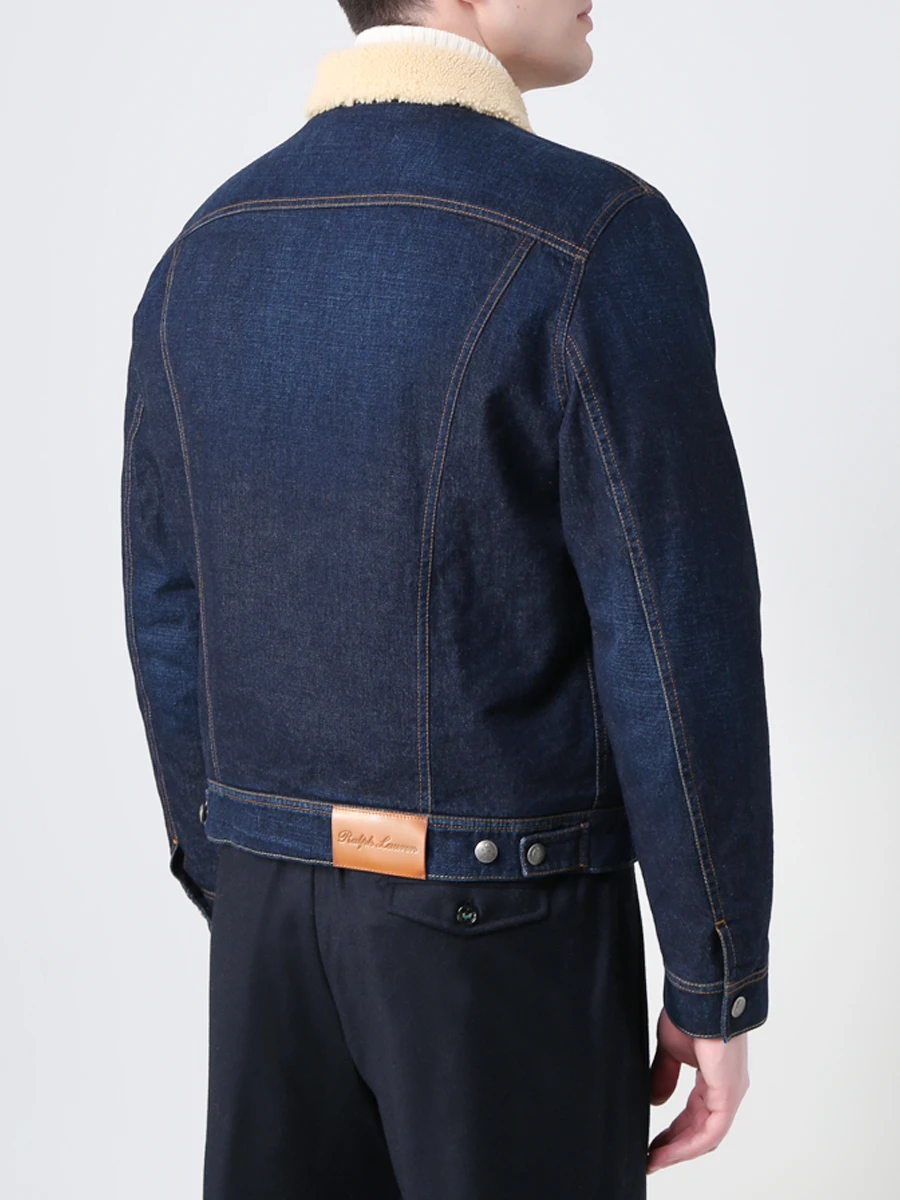Куртка джинсовая с меховой подкладкой