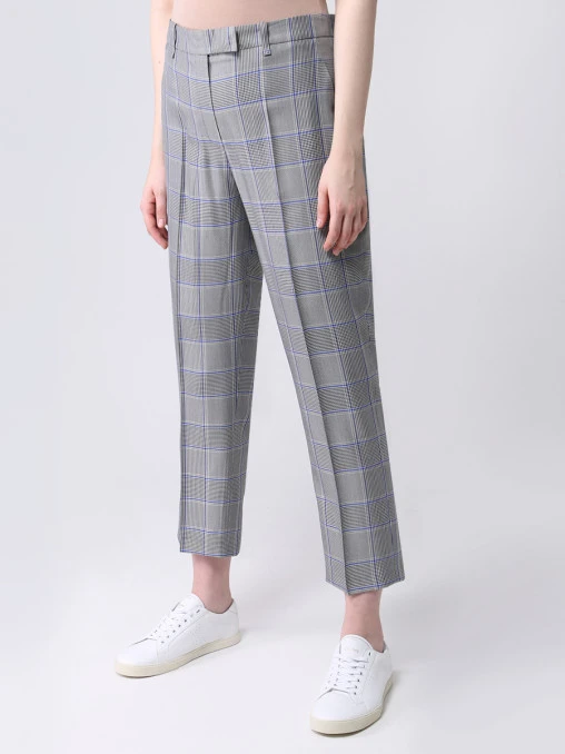 Брюки в клетку VASSA&CO