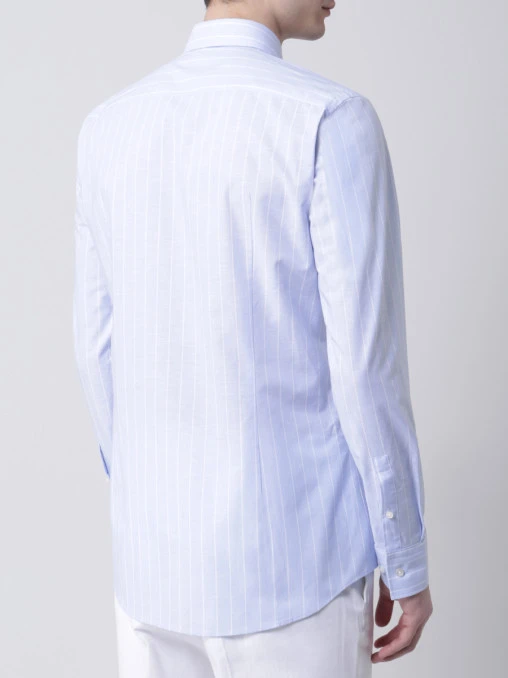Рубашка Slim Fit в полоску BOSS