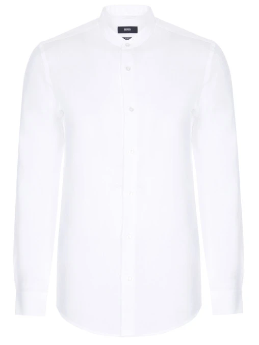 Рубашка Slim Fit льняная BOSS