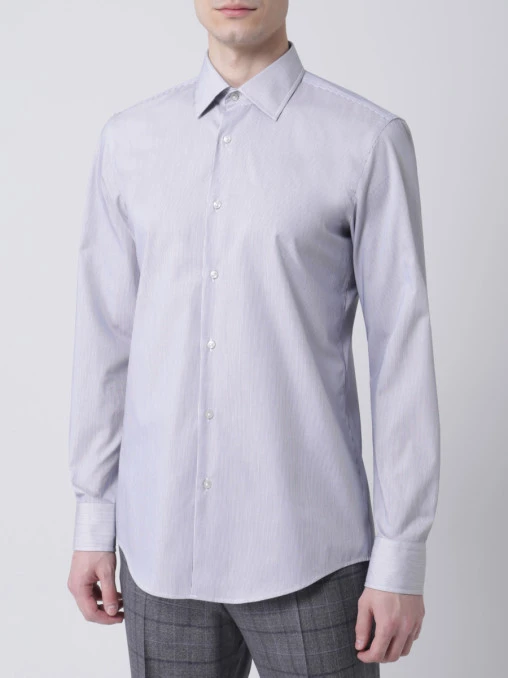 Рубашка Slim Fit в полоску BOSS