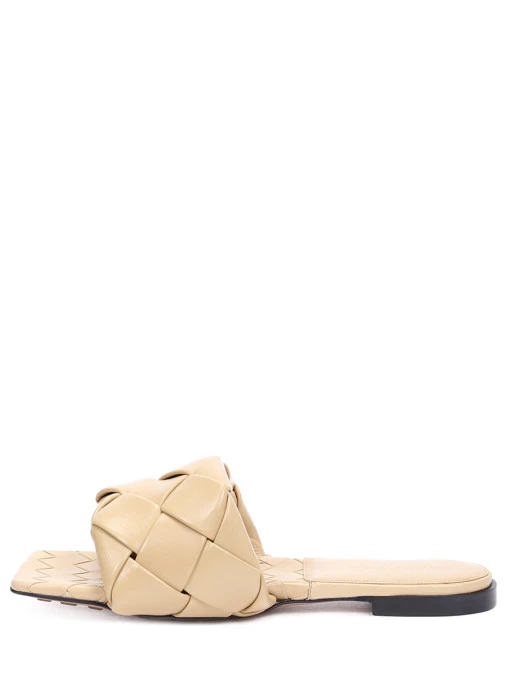 Шлепанцы кожаные BOTTEGA VENETA