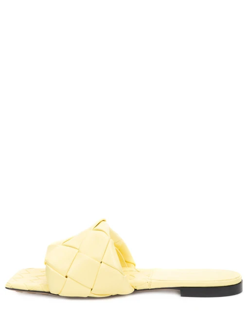 Шлепанцы кожаные BOTTEGA VENETA