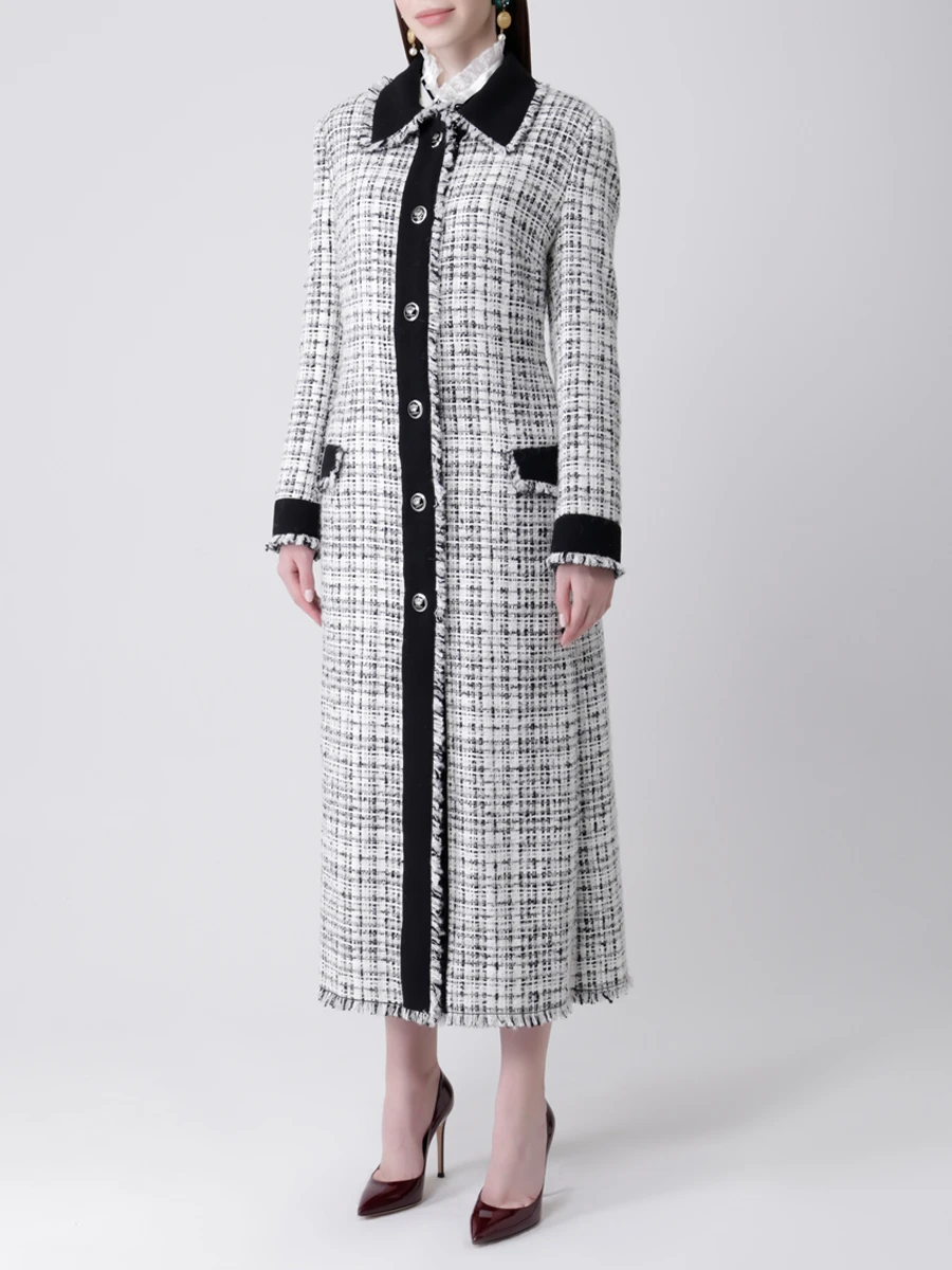 Пальто с бахромой