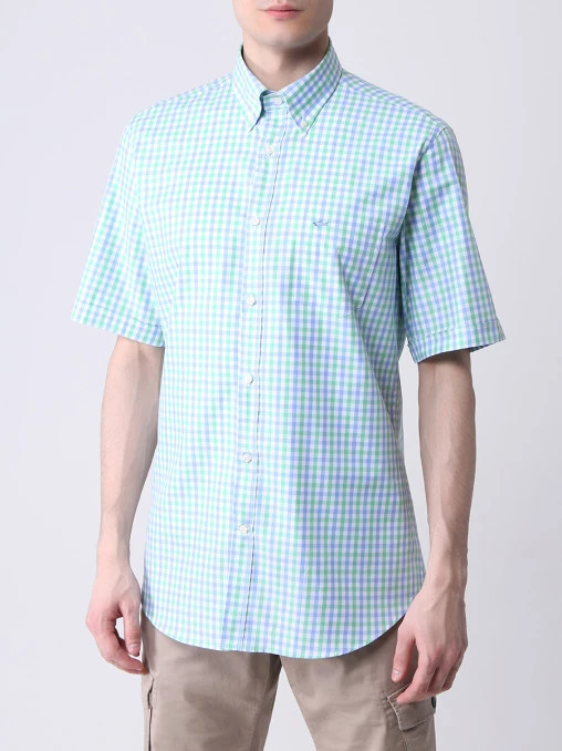 Рубашка Regular Fit в клетку PAUL & SHARK