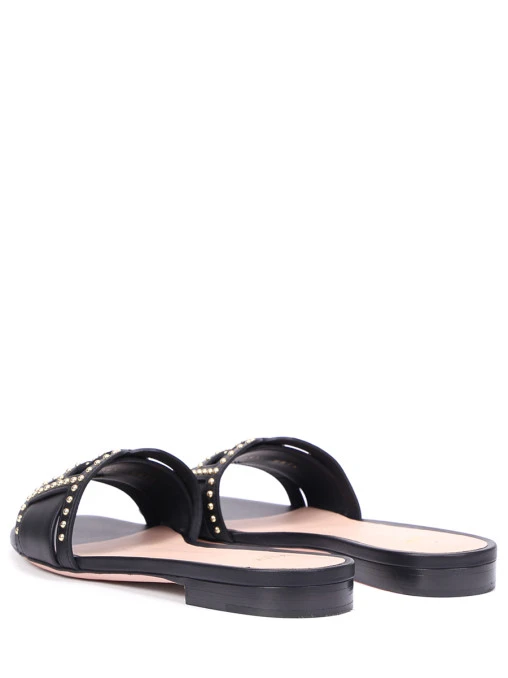 Шлепанцы кожаные Peoni BALLY