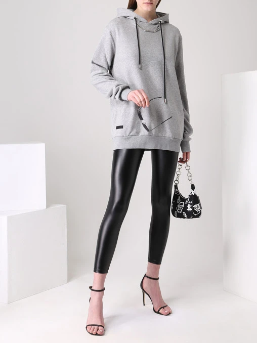 Худи-унисекс хлопковое PHILIPP PLEIN