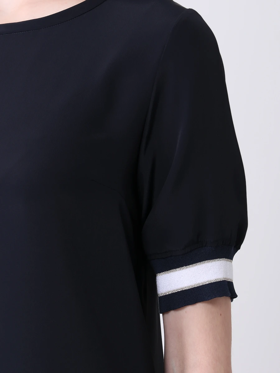 Блуза однотонная