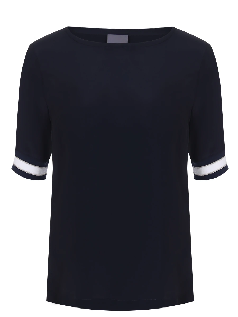 Блуза однотонная