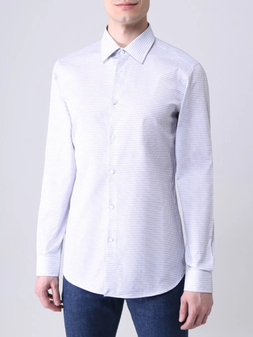 Рубашка Tailored Fit хлопковая BOSS
