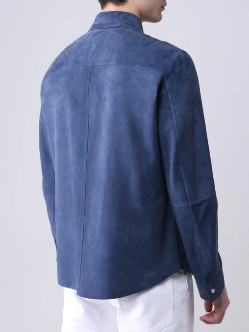 Рубашка Regular Fit замшевая FIORONI CASHMERE
