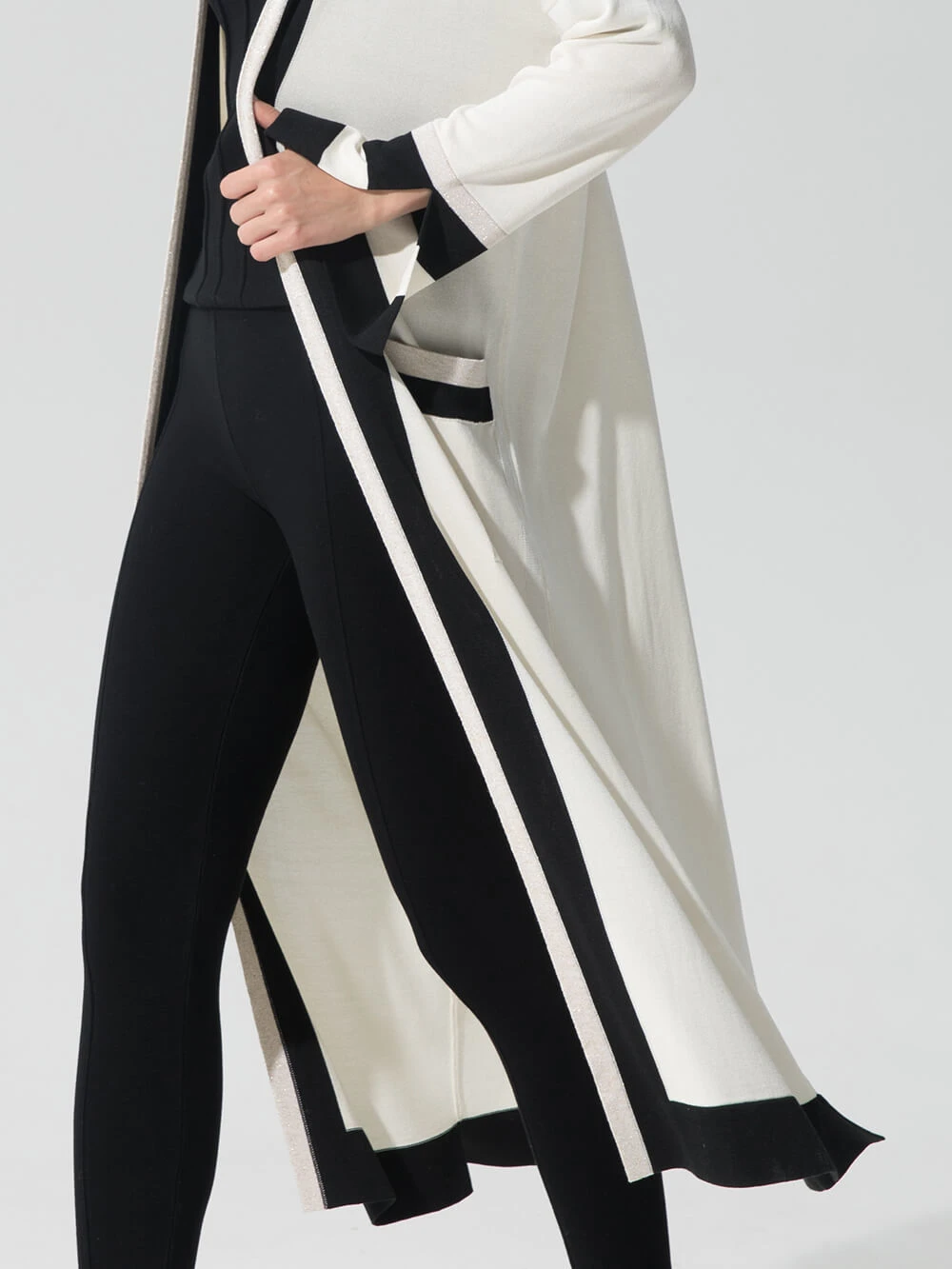 Кардиган шелковый с люрексом