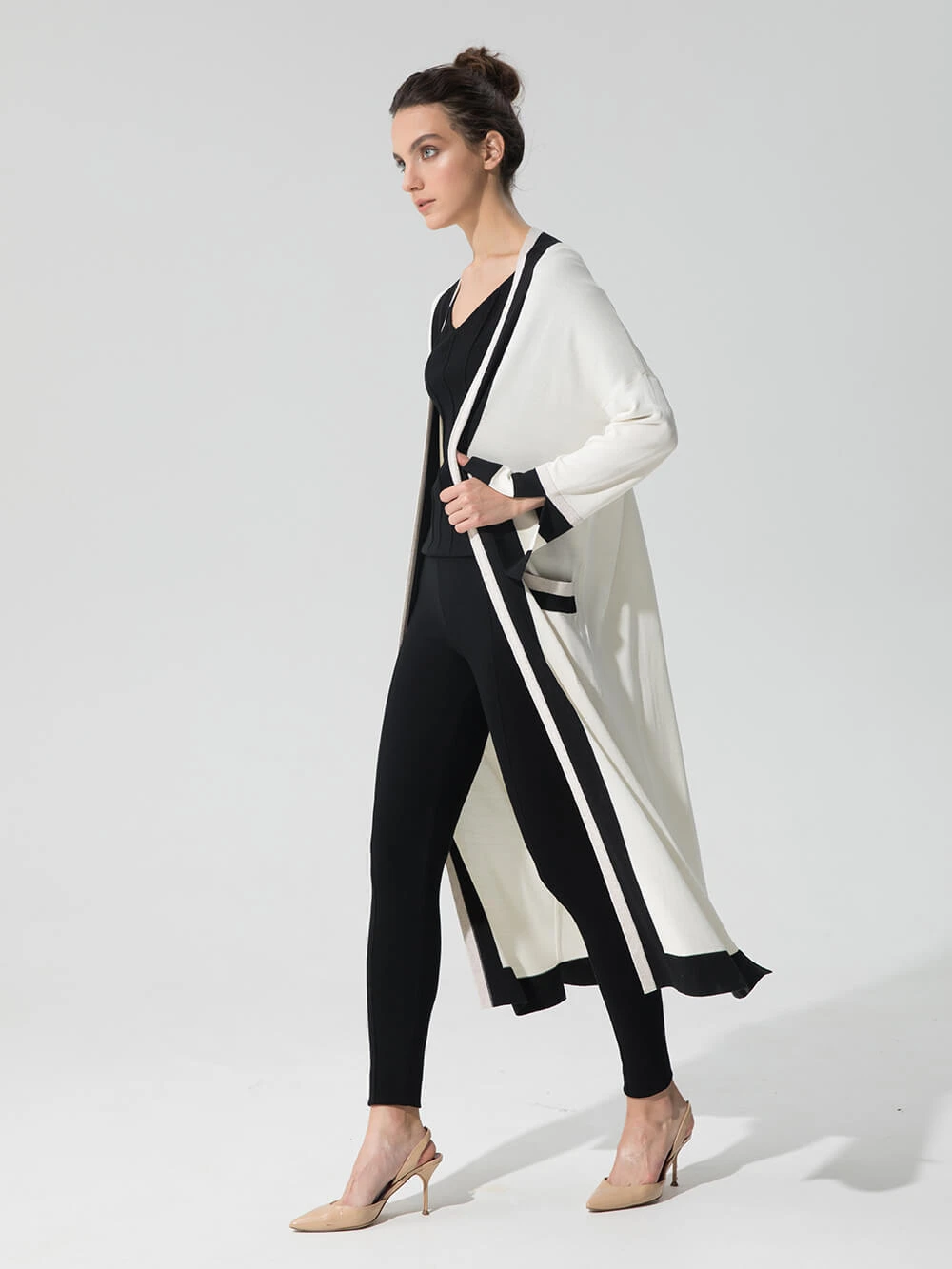 Кардиган шелковый с люрексом