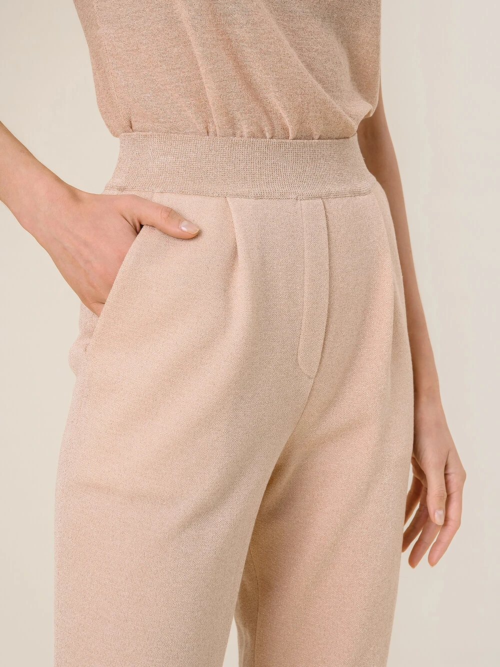 Брюки укороченные