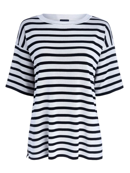 Джемпер шелковый с люрексом FREE AGE