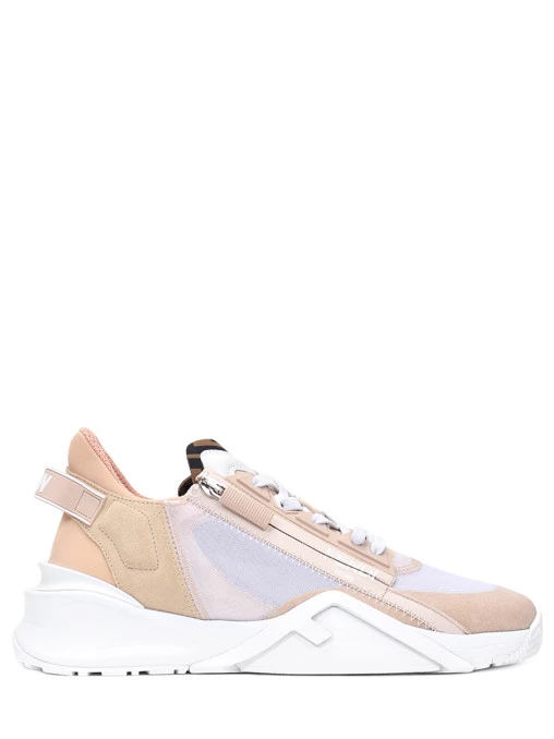 Кроссовки комбинированные Flow FENDI