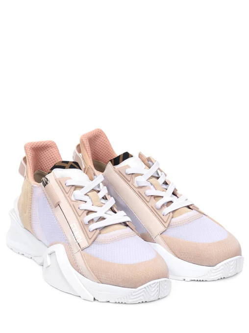 Кроссовки комбинированные Flow FENDI