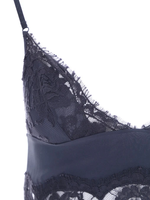 Топ хлопковый с кружевом LA PERLA