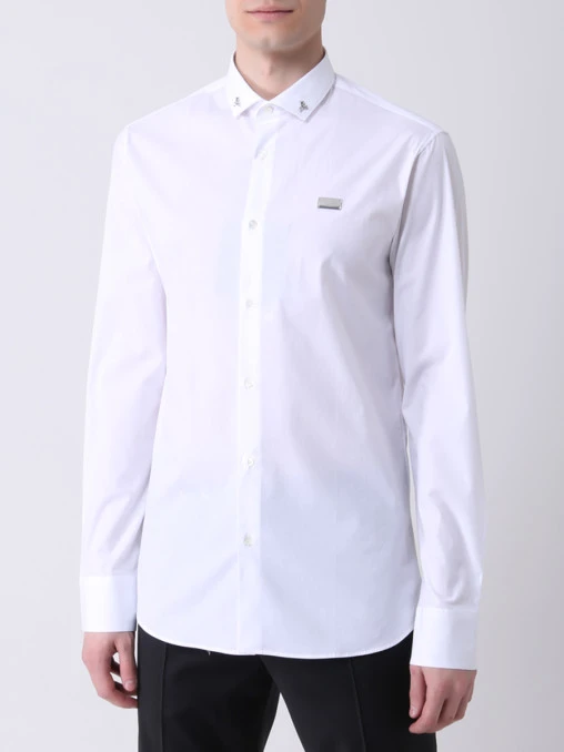 Рубашка Slim Fit хлопковая PHILIPP PLEIN