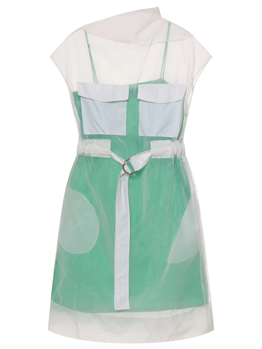 Платье комбинированное