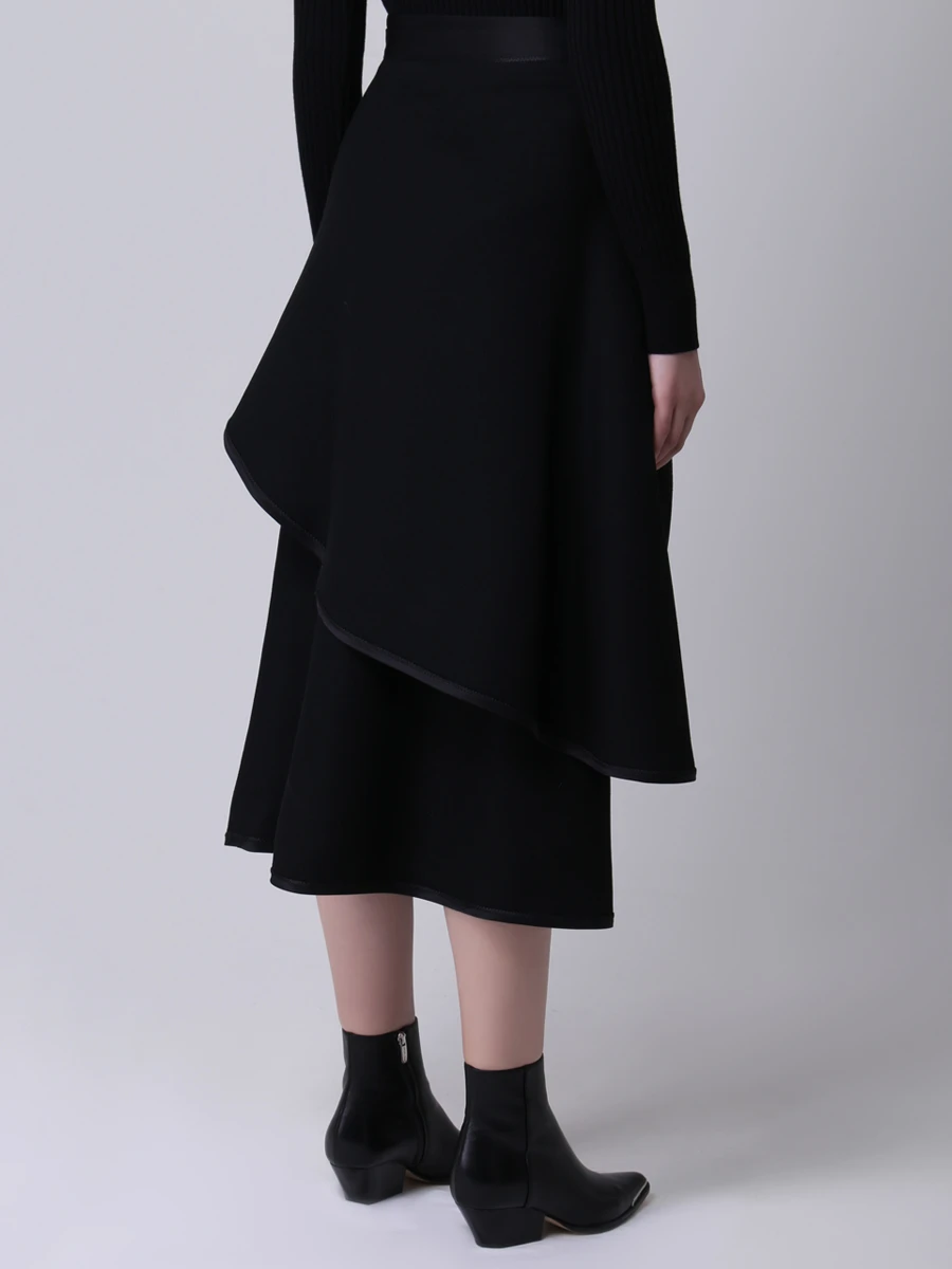 Юбка однотонная