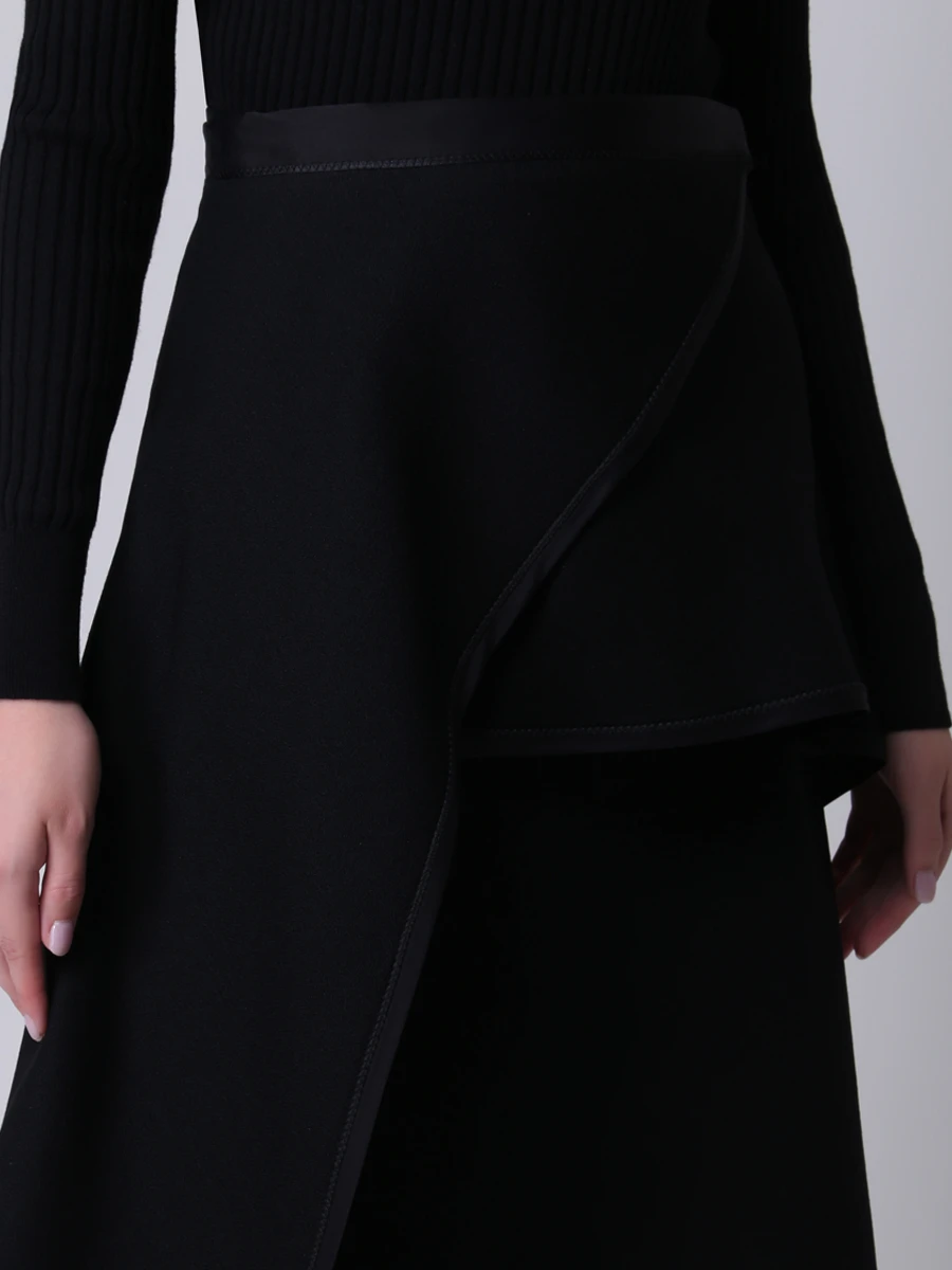 Юбка однотонная