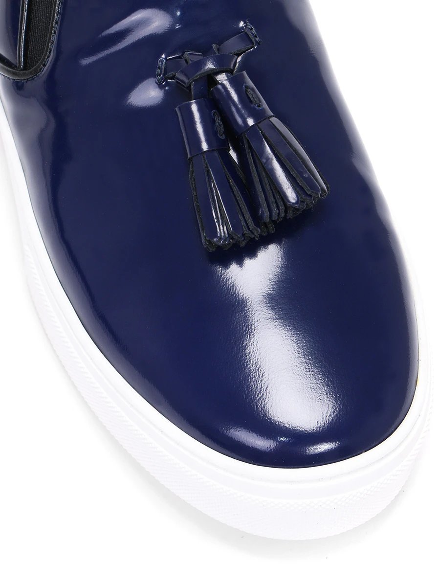 Слипоны кожаные