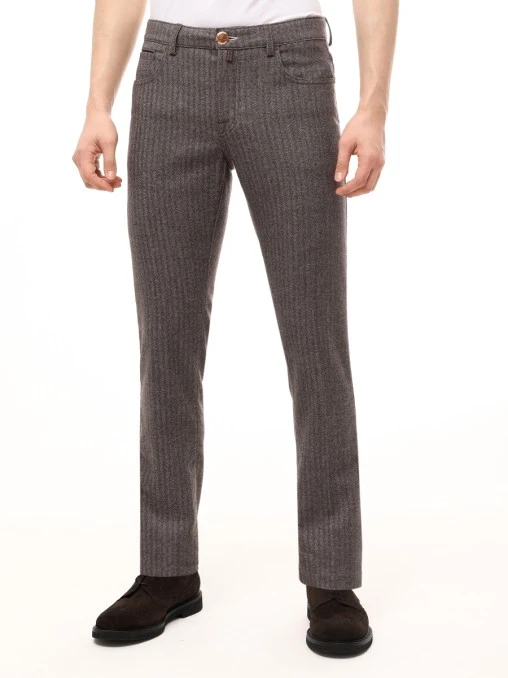 Брюки Slim Fit шерстяные SCISSOR SCRIPTOR
