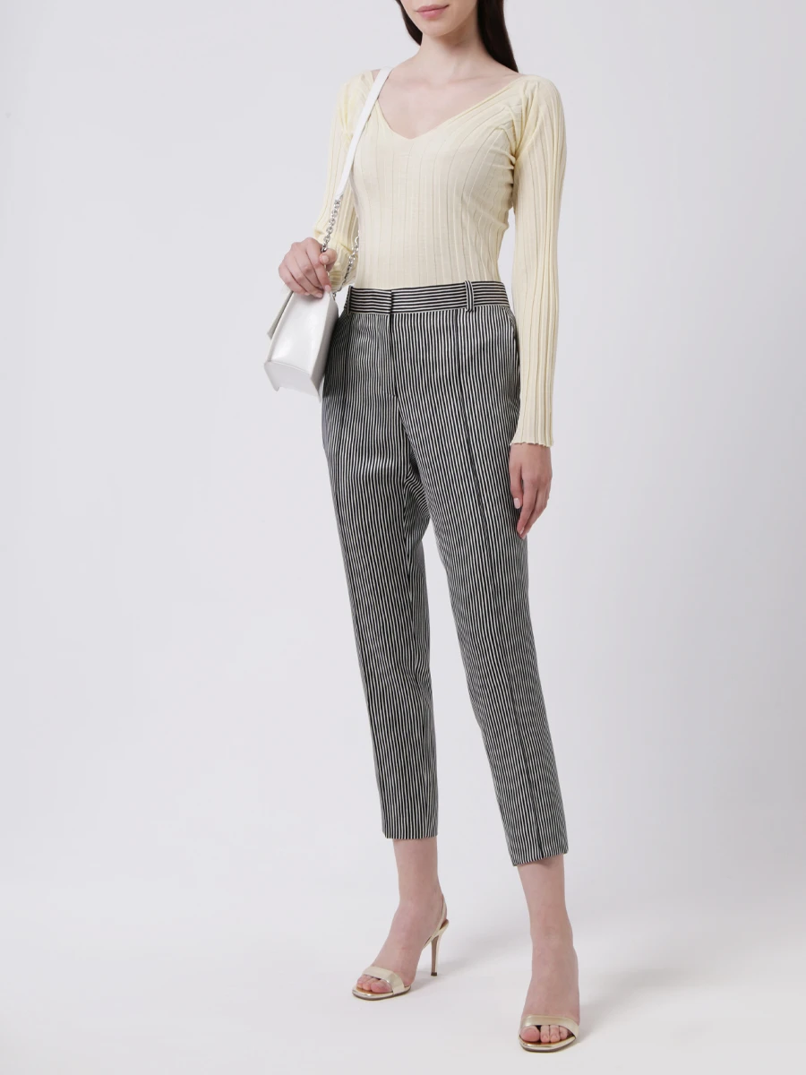 Брюки в полоску
