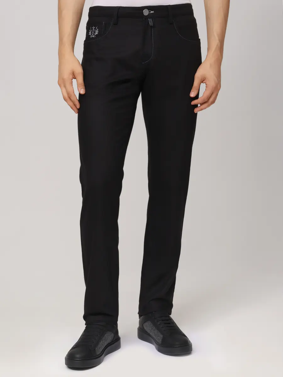 Джинсы Slim Fit шерстяные