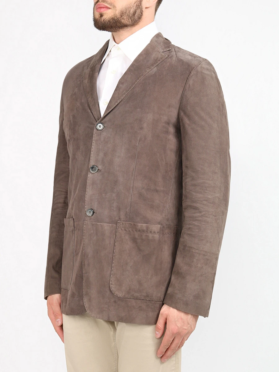 Замшевый пиджак