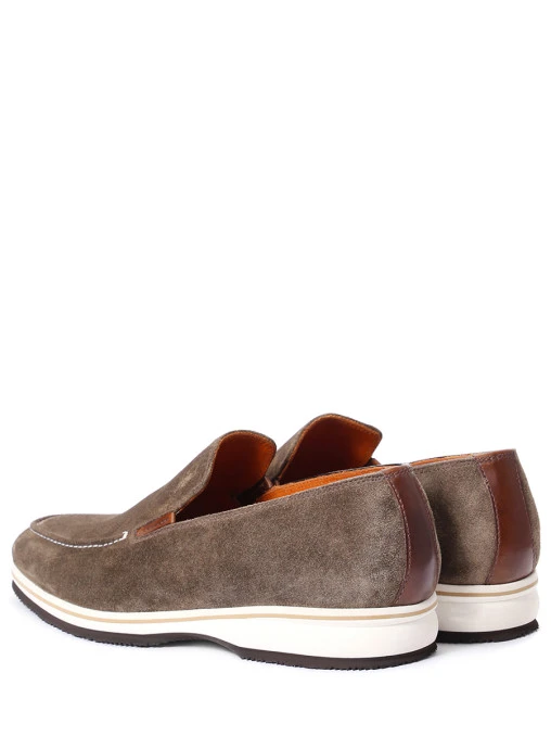 Лоферы замшевые BONTONI