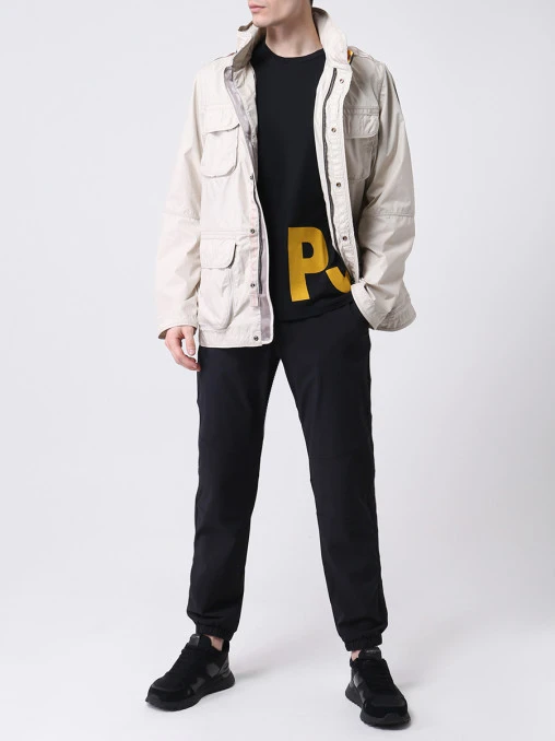 Футболка хлопковая с принтом PARAJUMPERS