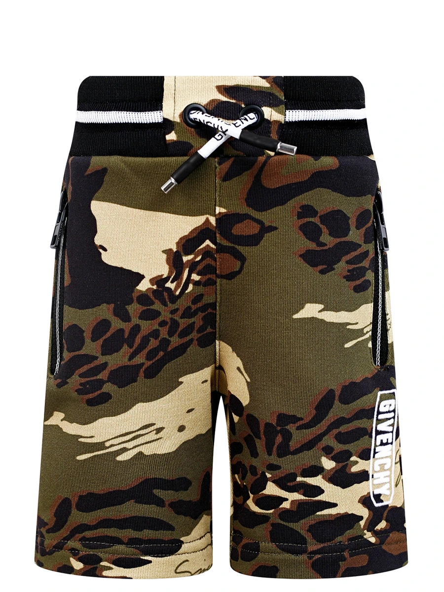 Шорты хлопковые с принтом