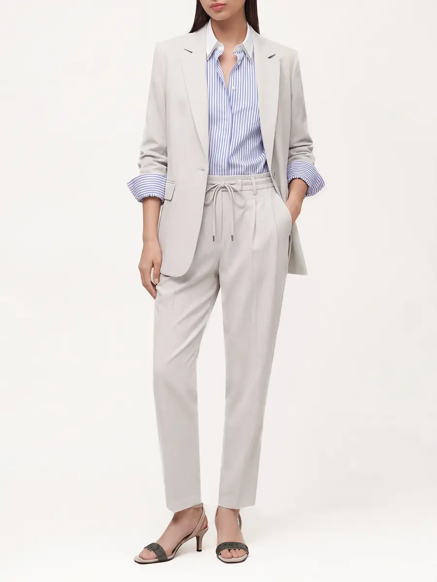 Рубашка хлопковая в полоску