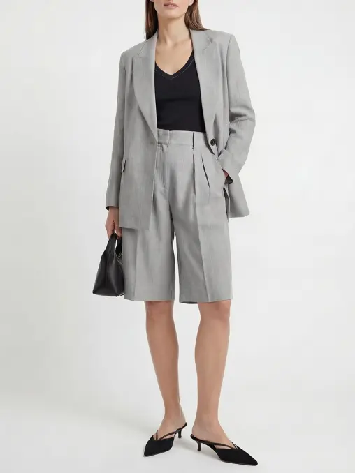 Бермуды однотонные BRUNELLO CUCINELLI