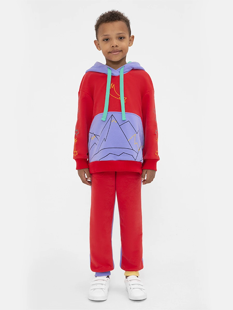 Худи с вышивкой "Горы и звезды"