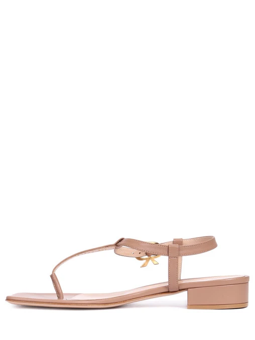 Сандалии кожаные GIANVITO ROSSI