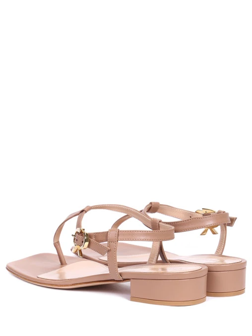 Сандалии кожаные GIANVITO ROSSI