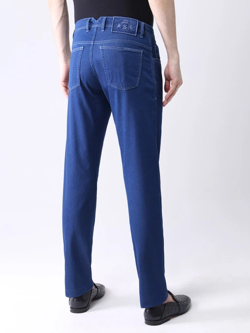 Джинсы Slim Fit из хлопка и шелка SCISSOR SCRIPTOR