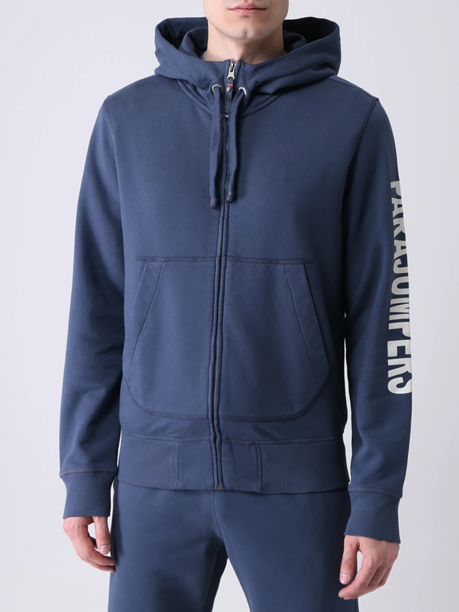 Толстовка на молнии с принтом