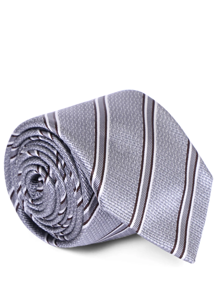 Галстук шелковый в полоску