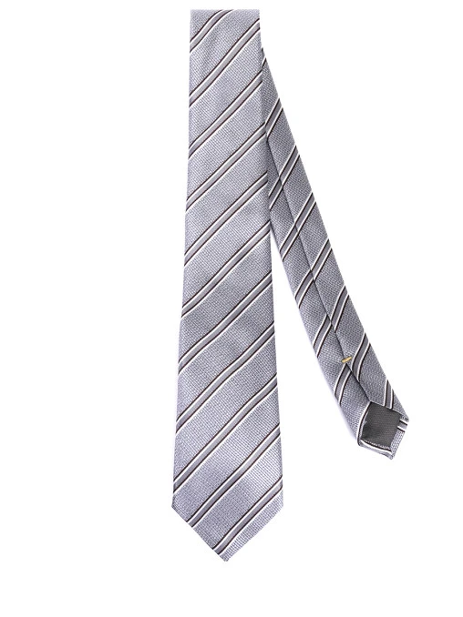 Галстук шелковый в полоску CANALI