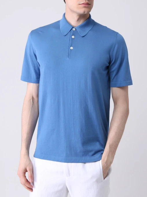 Поло хлопковое FIORONI CASHMERE