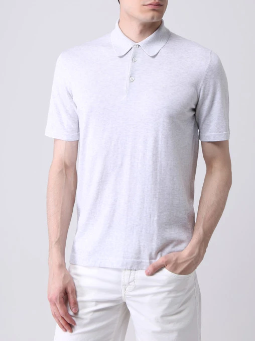 Поло хлопковое FIORONI CASHMERE