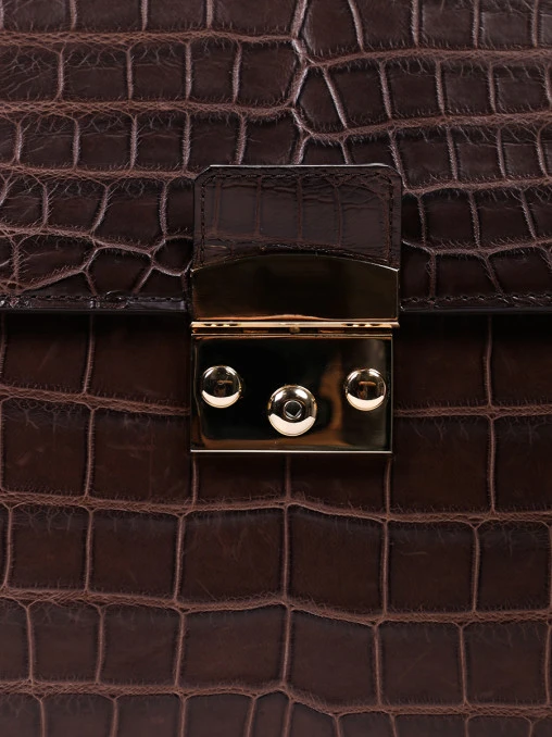 Портфель из кожи крокодила TOM FORD